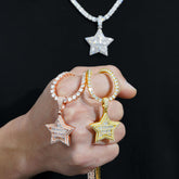 GL Hip Hop Star VVS Moissanite Silver Iced Out Diamond Pendant